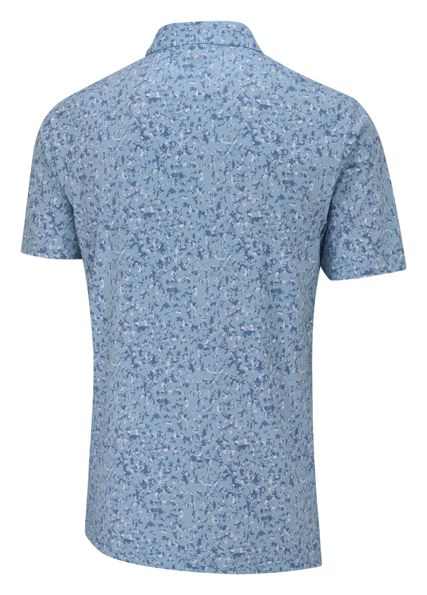 PING Gilmore męskie polo, dusty blue multi