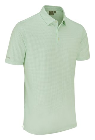 PING Gilmore męskie polo, jade/white