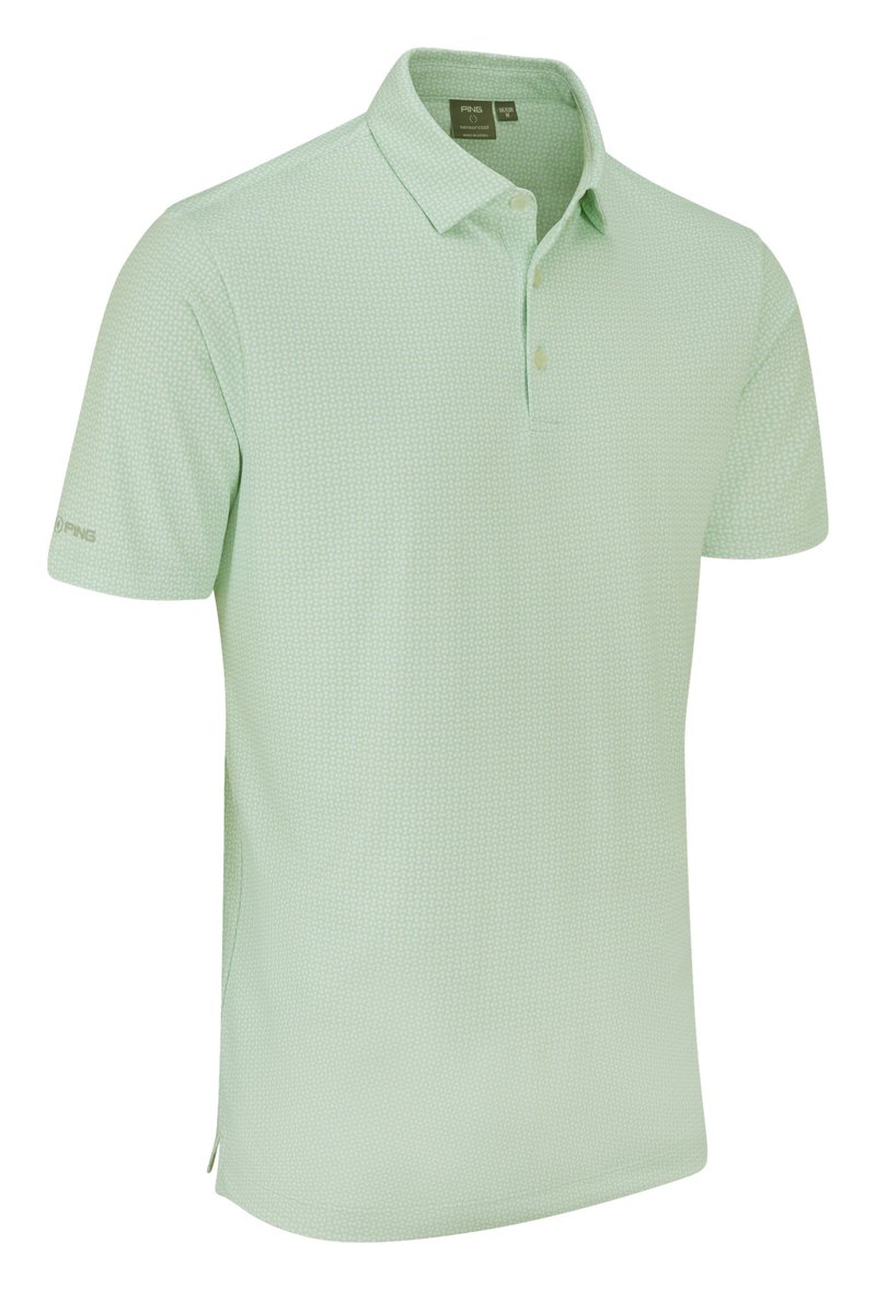 PING Gilmore męskie polo, jade/white