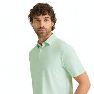 PING Gilmore męskie polo, jade/white