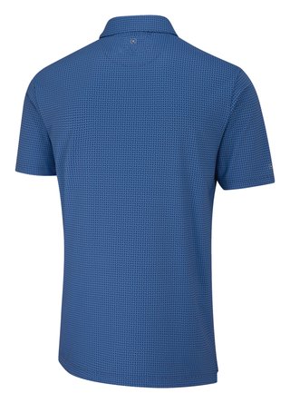 PING Gilmore męskie polo, midnight/infinity blue