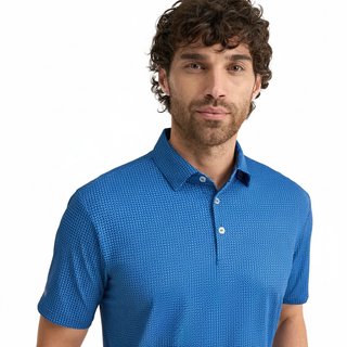 PING Gilmore męskie polo, midnight/infinity blue