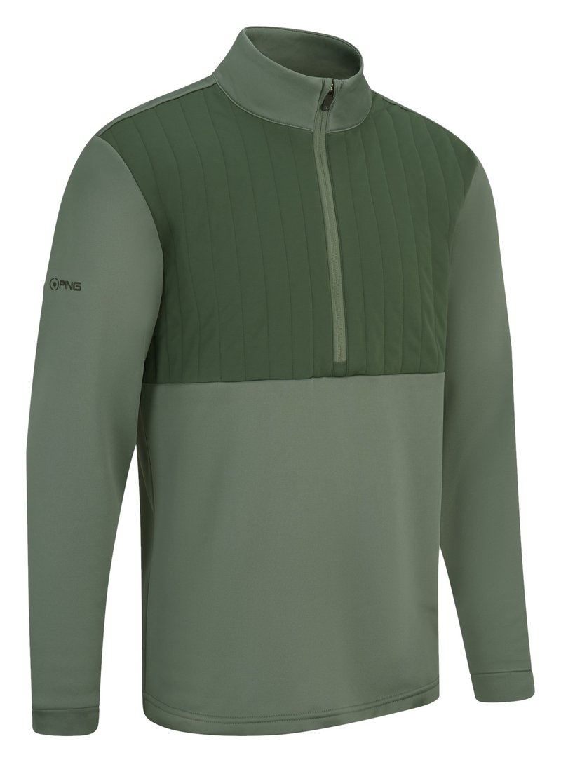 PING Ezra męska bluza, laurel/gorse green