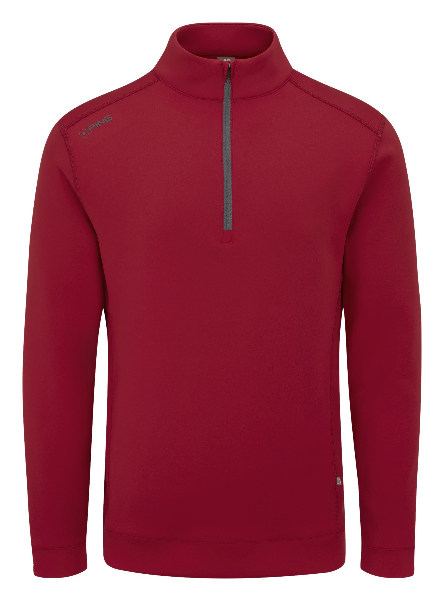 PING Ansel męska bluza, rich red
