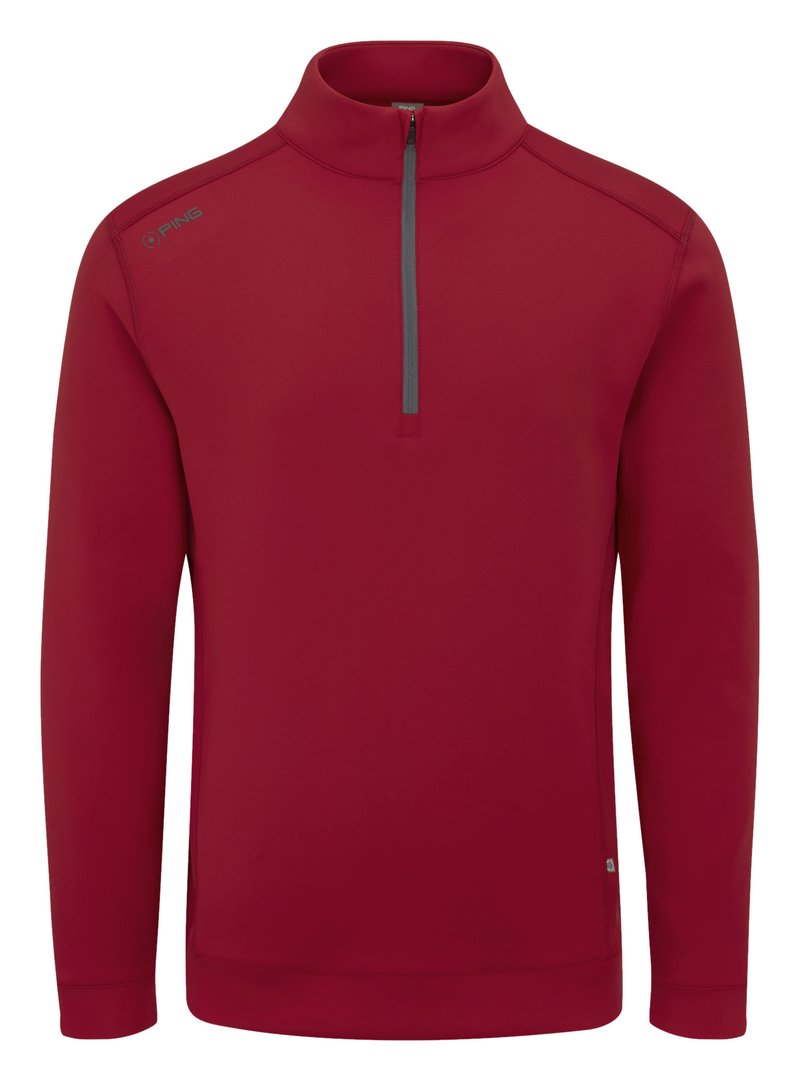 PING Ansel męska bluza, rich red
