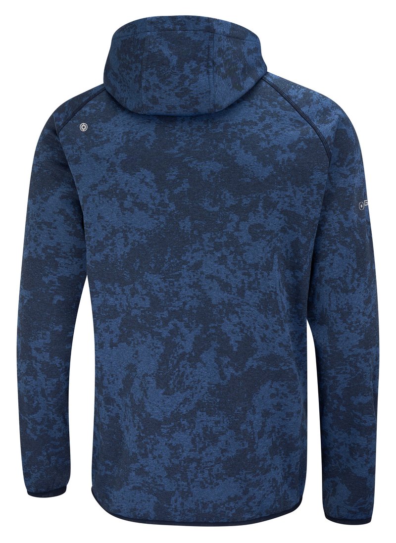PING Saul męska bluza z kapturem, deep sea blue camo
