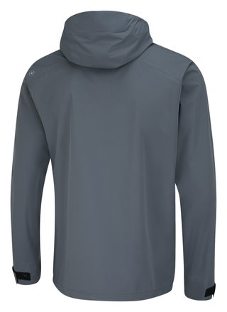 PING AquaDrive Waterproof męska kurtka z kapturem, carbon