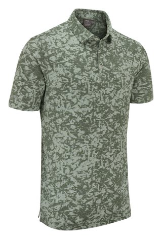 PING Marek Camo Jacquard męskie polo, jade multi