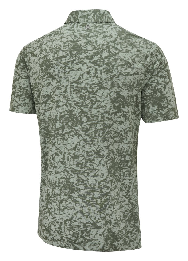 PING Marek Camo Jacquard męskie polo, jade multi
