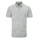 PING Marek Camo Jacquard męskie polo, silver multi