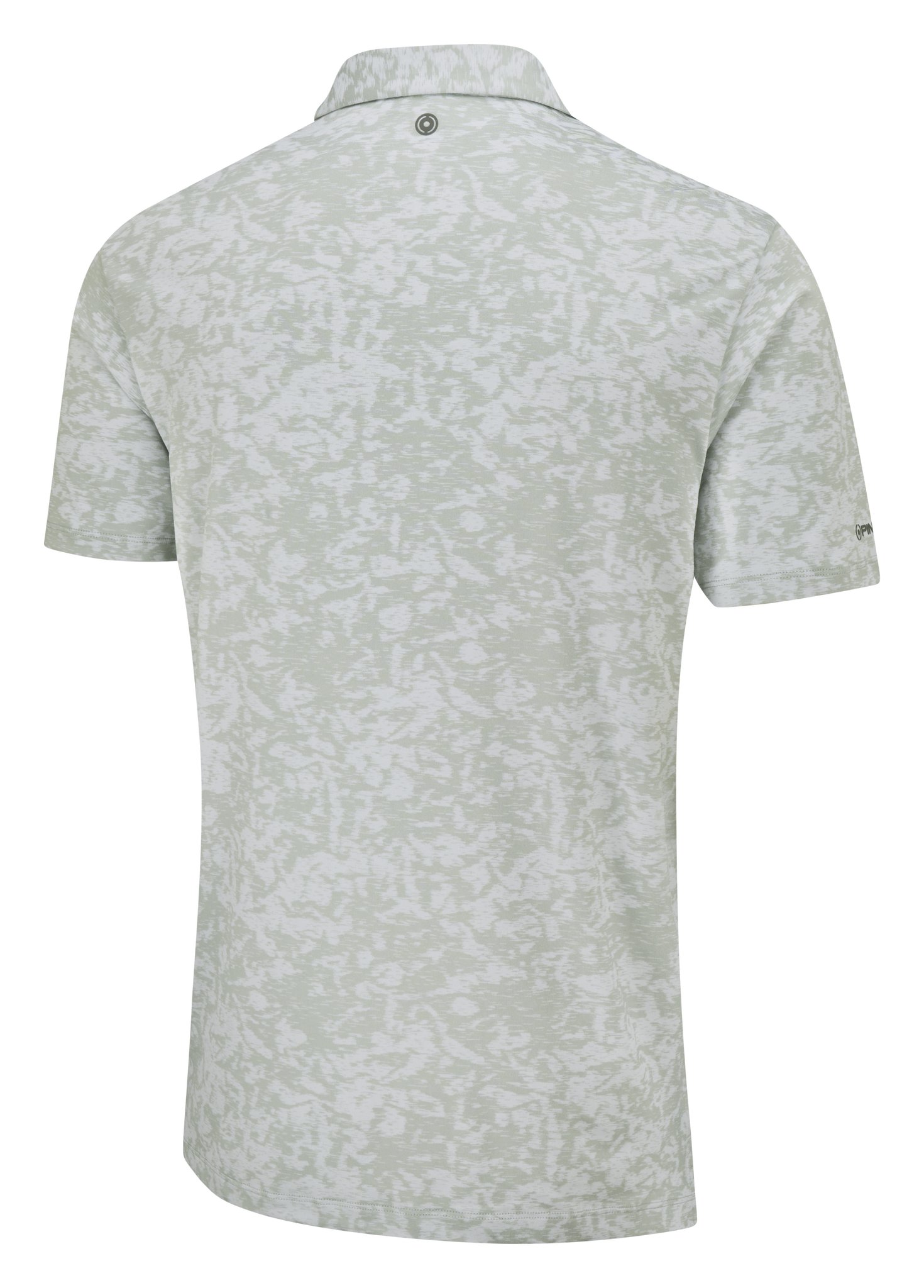 PING Marek Camo Jacquard męskie polo, silver multi