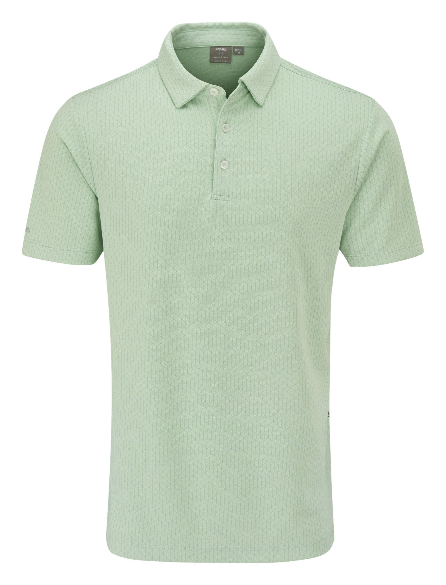 PING Hershel męskie polo, jade multi