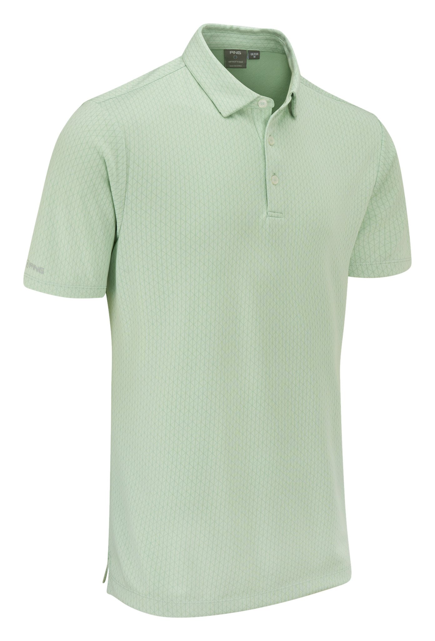 PING Hershel męskie polo, jade multi
