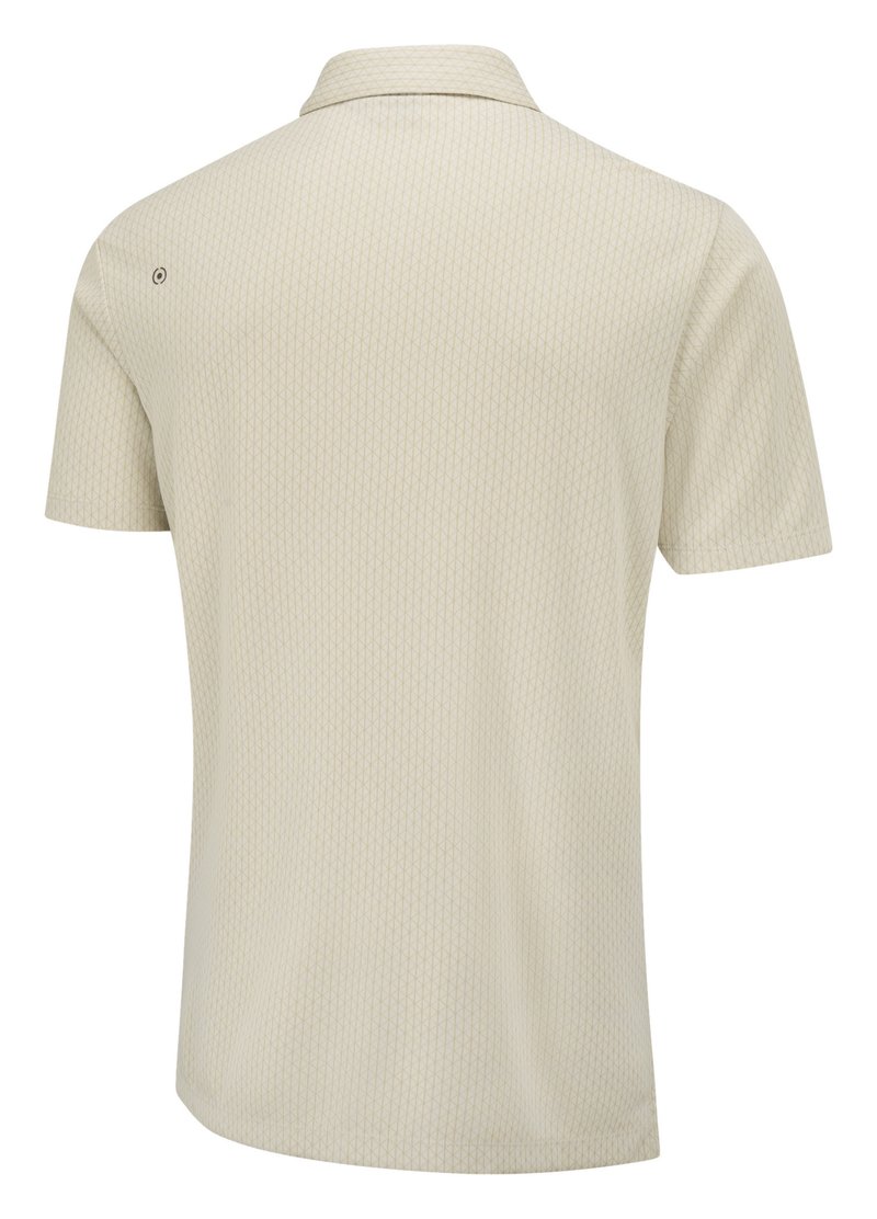 PING Hershel męskie polo, egret multi