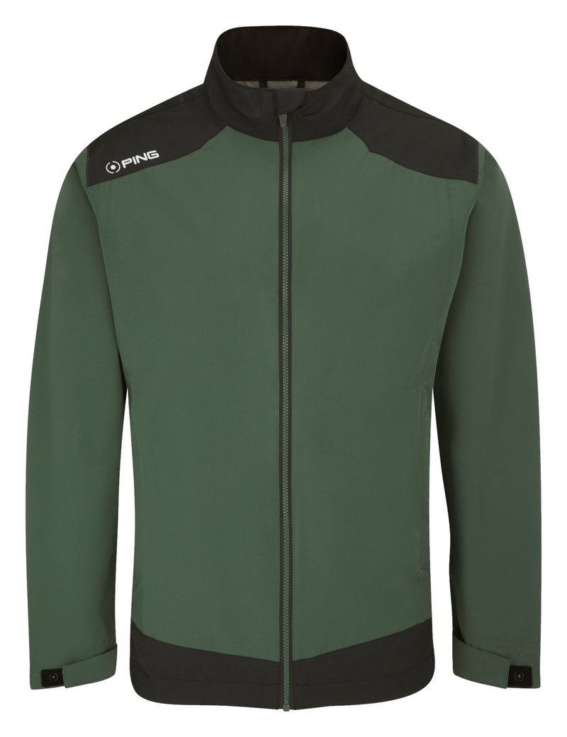 PING AquaDrive Waterproof męska kurtka, gorse green/black