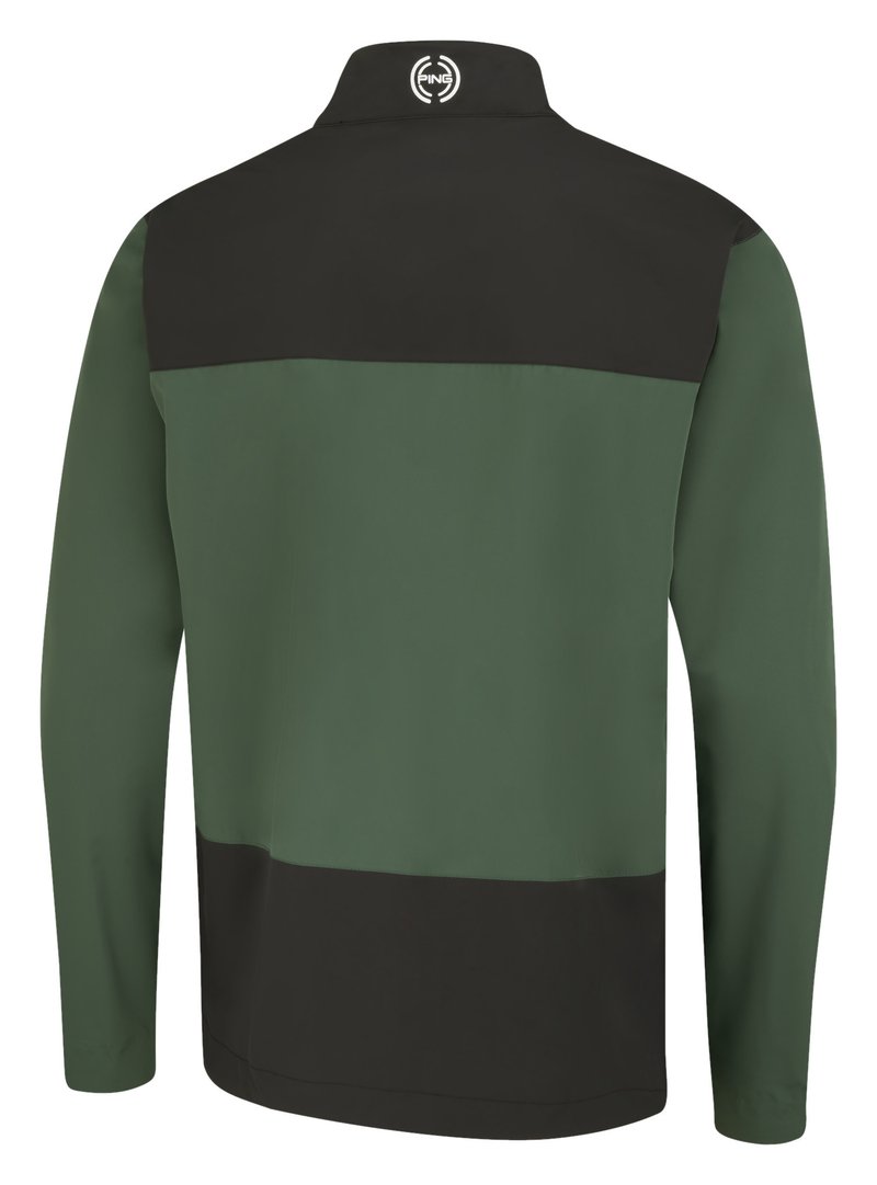 PING AquaDrive Waterproof męska kurtka, gorse green/black