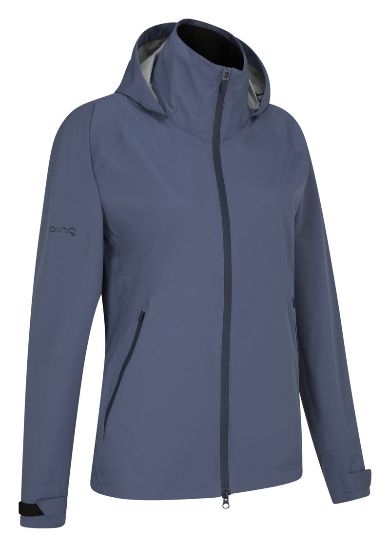 PING AquaDrive Waterproof damska kurtka, blue indigo