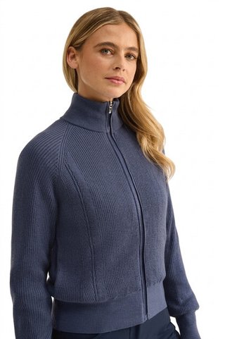 PING Annette damska bluza, niebieska indigo