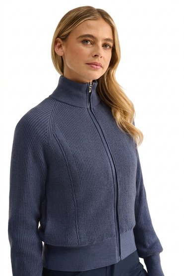 PING Annette damska bluza, niebieska indigo