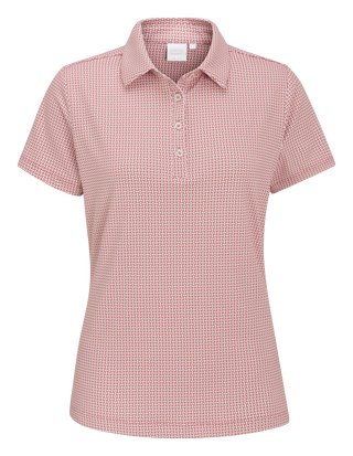 PING Mave damskie polo, coral blush/white