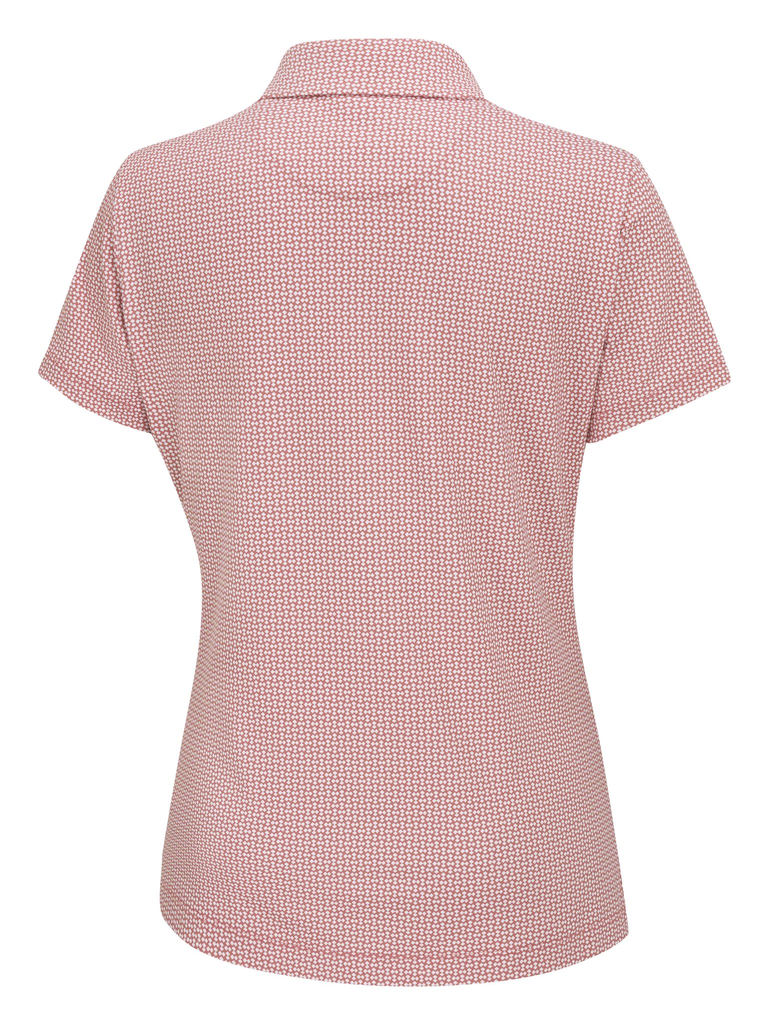 PING Mave damskie polo, coral blush/white