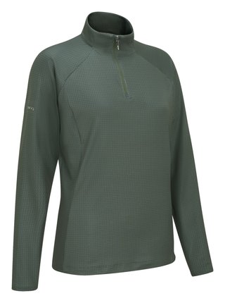 PING Jasmine Printed z długim rękawem damska koszulka, gorse green/laurel