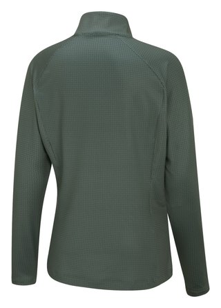 PING Jasmine Printed z długim rękawem damska koszulka, gorse green/laurel
