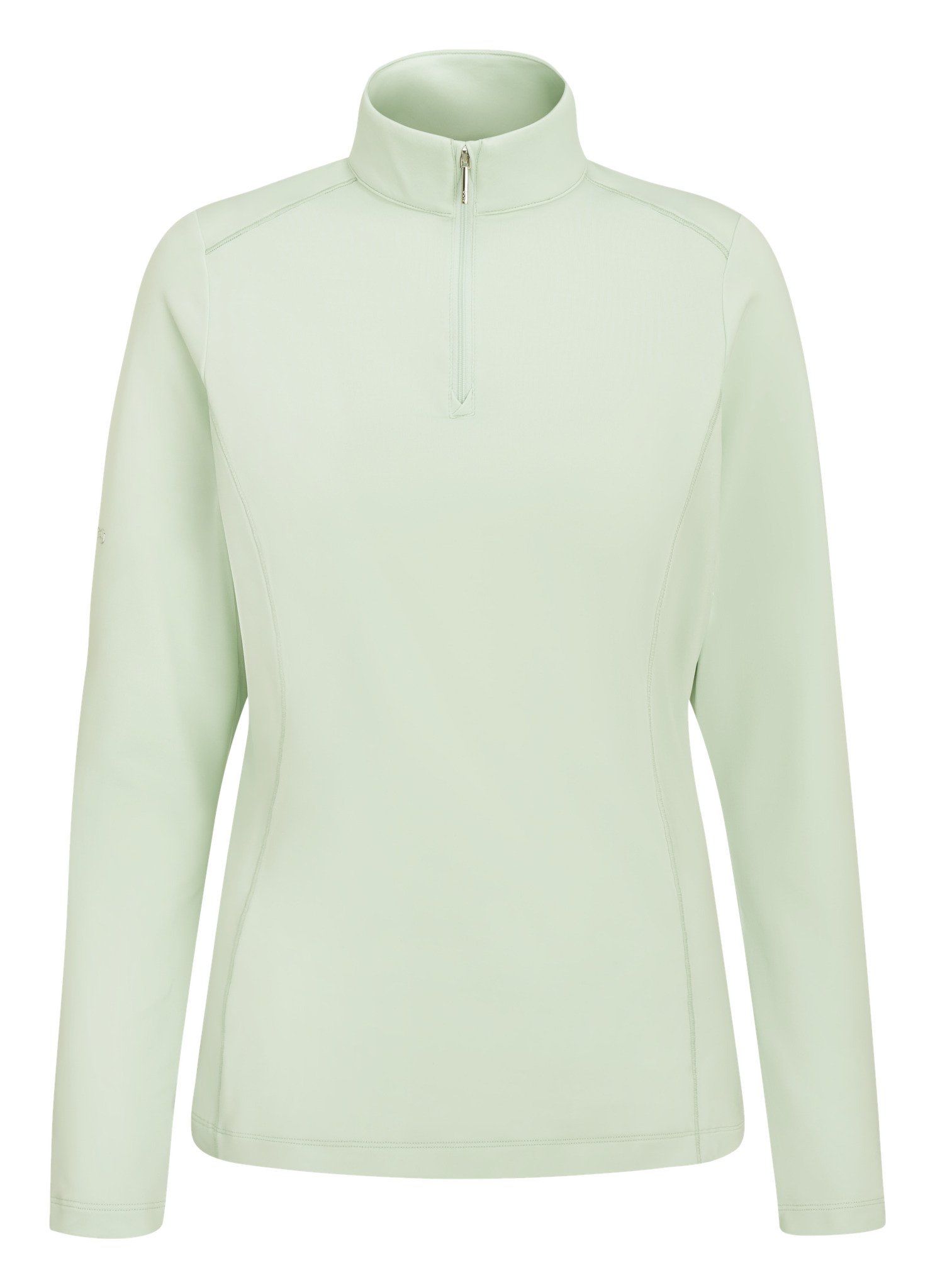 PING Aveline Half Zip damska koszulka z długim rękawem, jade