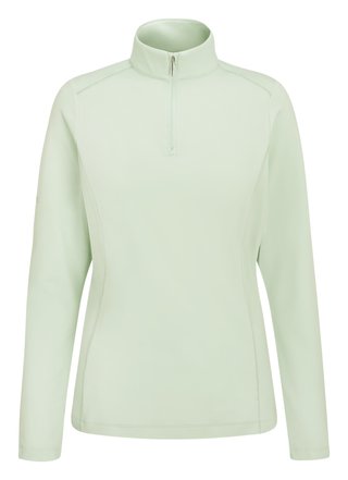 PING Aveline Half Zip damska koszulka z długim rękawem, jade