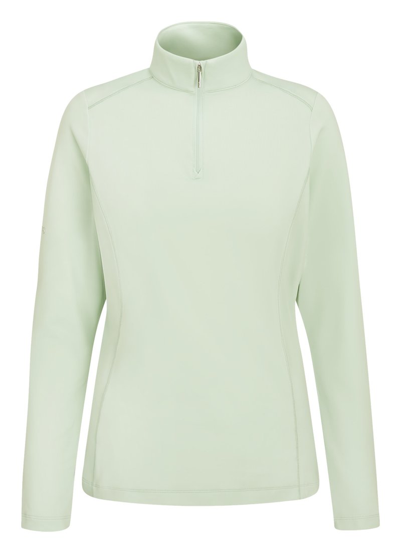 PING Aveline Half Zip damska koszulka z długim rękawem, jade