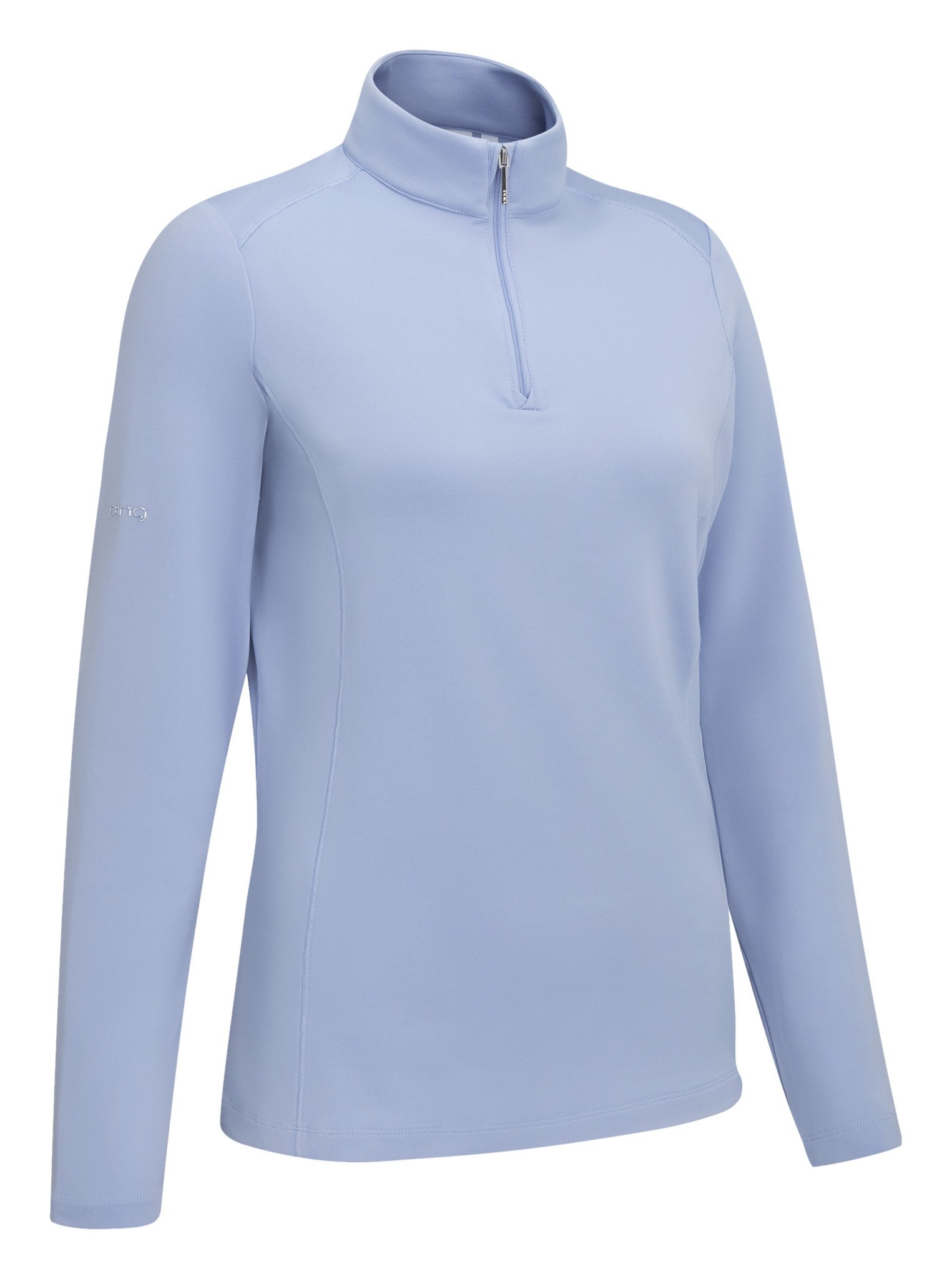 PING Aveline Half Zip damska koszulka z długim rękawem, viola