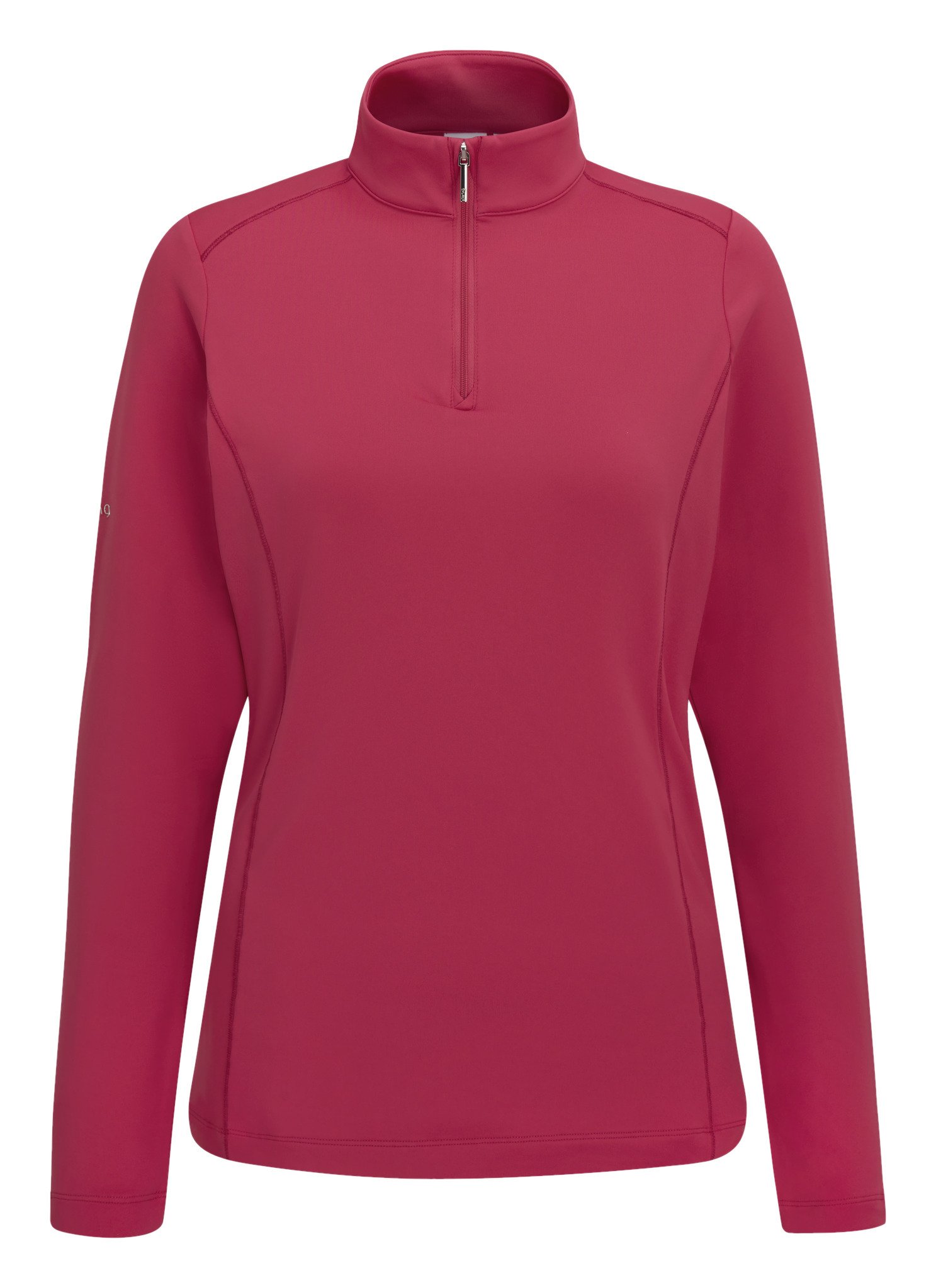 PING Aveline Half Zip damska koszulka z długim rękawem, freesia