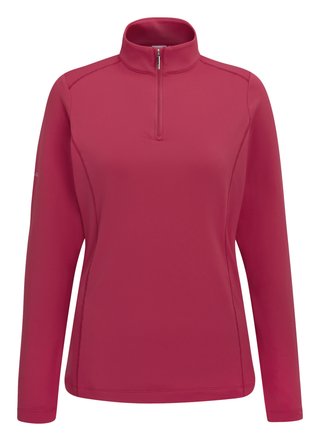 PING Aveline Half Zip damska koszulka z długim rękawem, freesia
