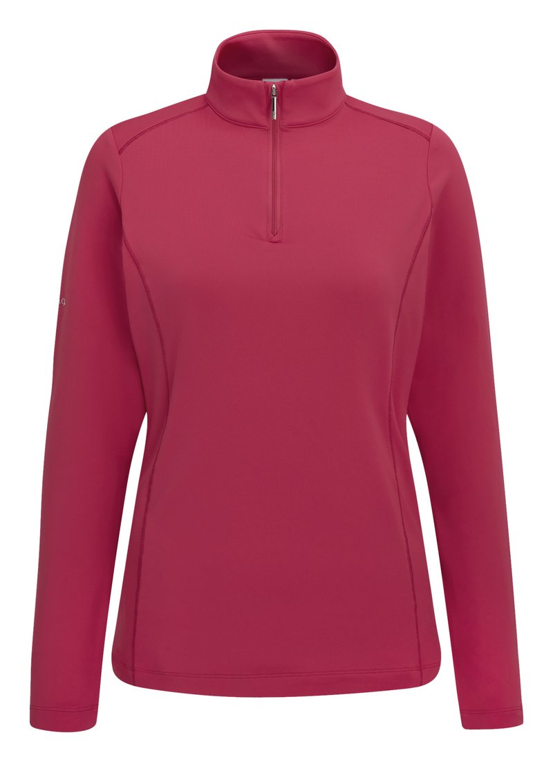 PING Aveline Half Zip damska koszulka z długim rękawem, freesia