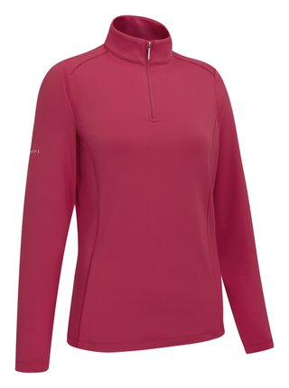 PING Aveline Half Zip damska koszulka z długim rękawem, freesia