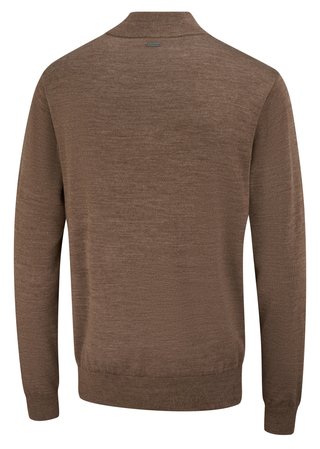 PING Dorset Quarter zip męski sweter, coffe marl