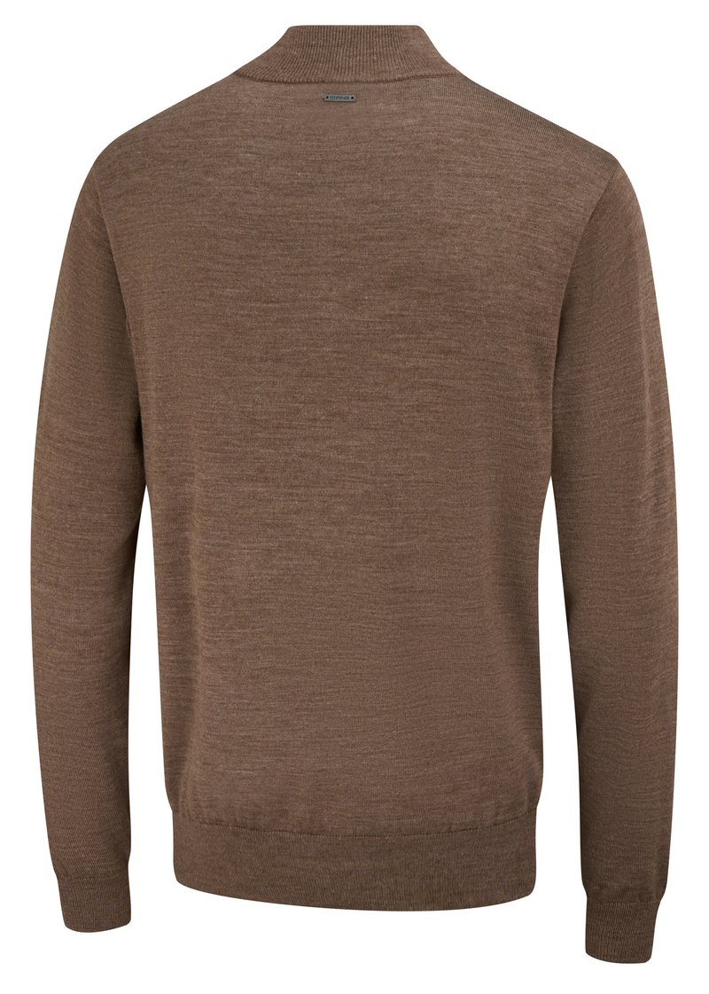 PING Dorset Quarter zip męski sweter, coffe marl