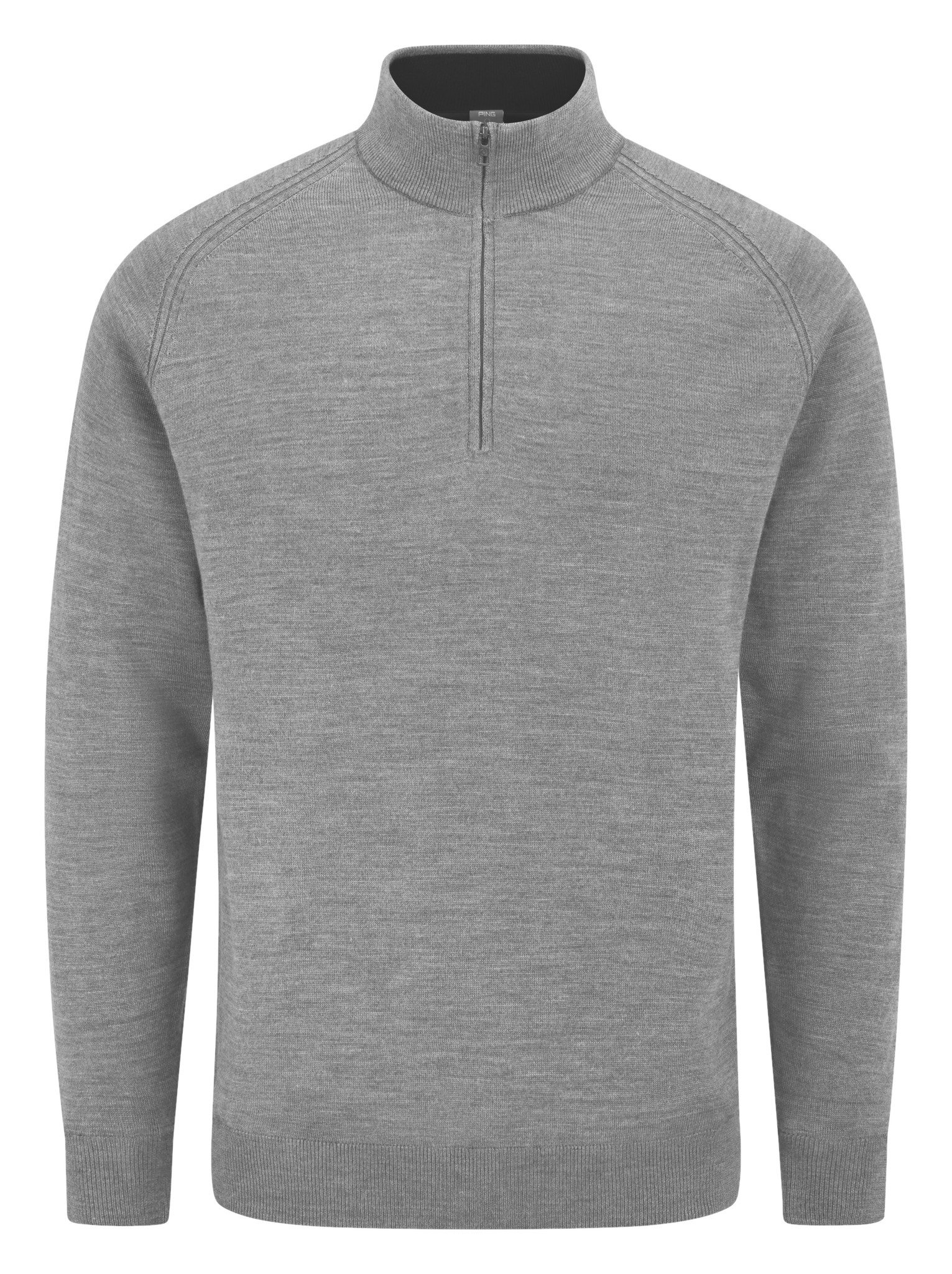 PING Hugh męska bluza, french grey marl