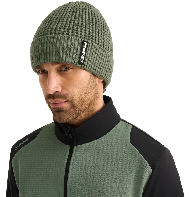 PING Quintin SensorWarm Knit męska czapka, laurel