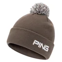 PING Cresting Knit męska zimowa czapka, coffee