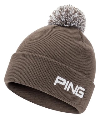 PING Cresting Knit męska zimowa czapka, coffee