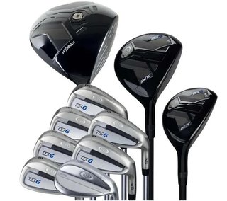 U.S. Kids Golf TS6-48 (122cm) 10-Club juniorski zestaw golfowy, grafit, + stand bag, navy/white/grey