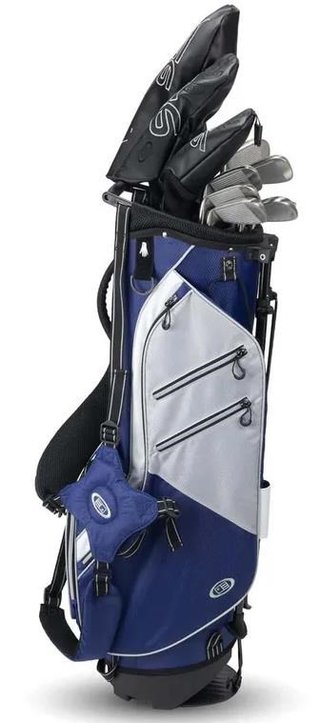 U.S. Kids Golf TS6-60 (152cm) juniorski zestaw golfowy 10-klubowy, grafit, + stand bag, navy/grey/white