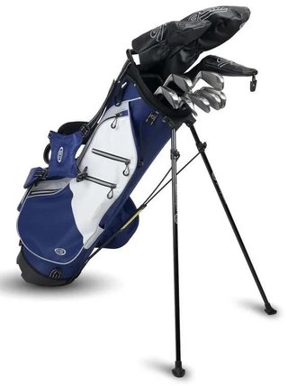 U.S. Kids Golf TS6-66 (167+cm) 10-Club juniorski zestaw golfowy, grafit, stand bag, granatowy/biały/szary