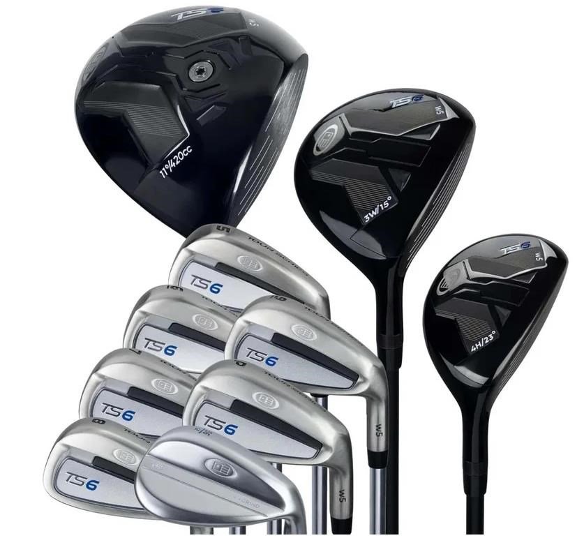 U.S. Kids Golf TS6-66 (167+cm) 10-Club juniorski zestaw golfowy, grafit, stand bag, granatowy/biały/szary