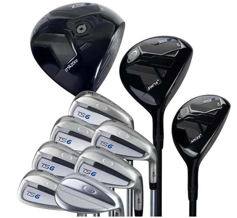 U.S. Kids Golf TS6-66 (167+cm) 10-Club juniorski zestaw golfowy, grafit, stand bag, granatowy/biały/szary