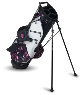 U.S. Kids Golf TS6-48 stand bag, pink paint splatter