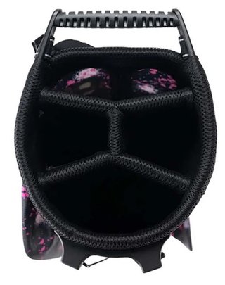 U.S. Kids Golf TS6-48 stand bag, pink paint splatter
