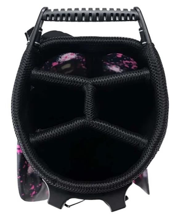 U.S. Kids Golf TS6-48 stand bag, pink paint splatter