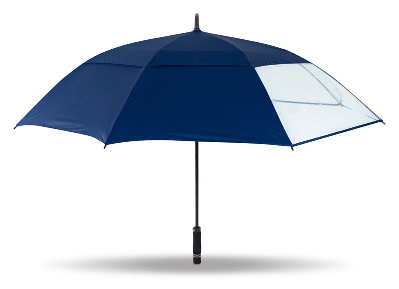 Masters Golf TourDri Classic GR 64" UV parasol, granatowy/przezroczysty